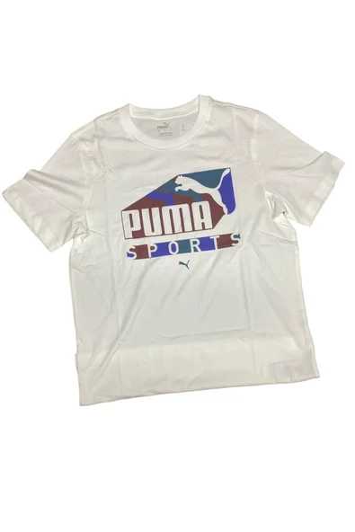 Puma 68320702 Graphics Tee Erkek Spor Tişört