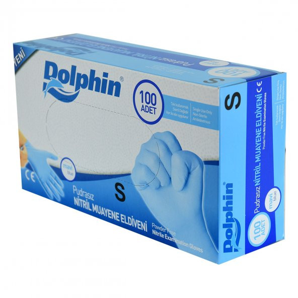 Pudrasız Mavi Nitril Eldiven Küçük Boy (S) 100 Lü Paket - 2
