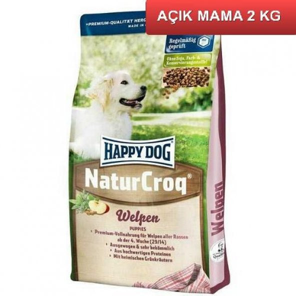 Happy Dog Natur Croq Welpen Puppies Yavru Köpek Maması 2 Kg AÇIK