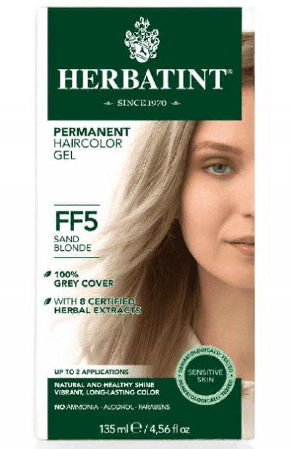 Herbatint FF5 Sand Blonde Hair Color | Kum Sarısı Saç Boyası - 1