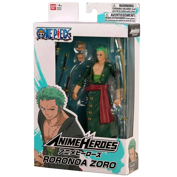 Bandai Zoro Roronoa Poz Verilebilir Figür 36932 - 6