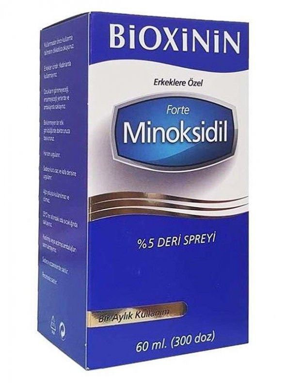 Bioxinin Forte Minoksidil Sprey 60ml | Dökülme Karşıtı 5  Deri Spreyi - 1