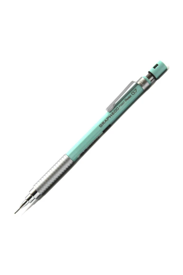 Pentel Çizim Kalemi Graph 600 0.7 MM Nane Mavisi PG607-S