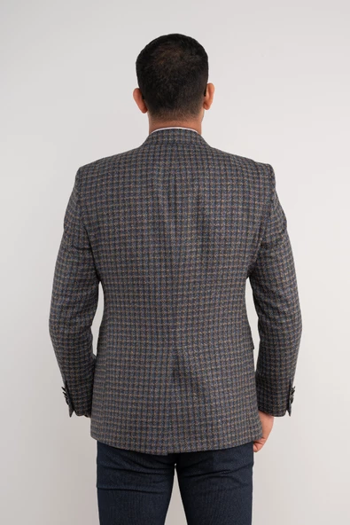 APARTRO EKOSE KLASİK KESİM ERKEK TEK CEKET - 10