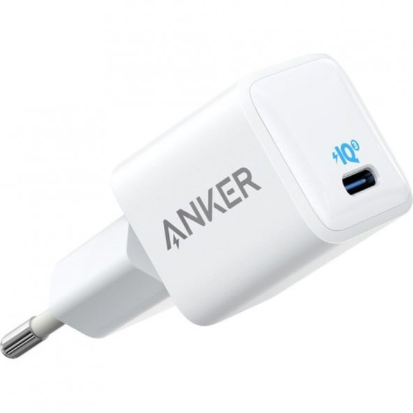 Anker PowerPort III Nano 20W USB-C Güç Adaptörü - Apple iPhone Hızlı Şarj Uyumlu - 1
