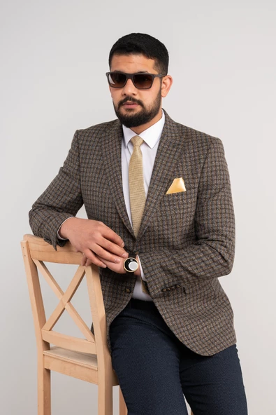 APARTRO EKOSE KLASİK KESİM ERKEK TEK CEKET - 3