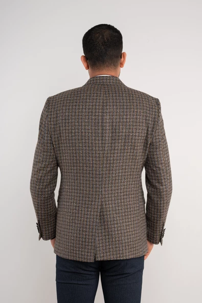 APARTRO EKOSE KLASİK KESİM ERKEK TEK CEKET - 5