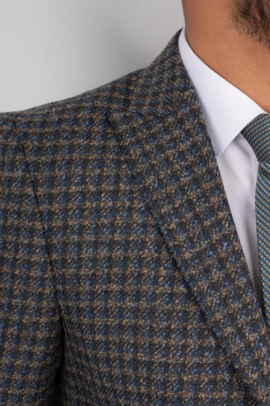 APARTRO EKOSE KLASİK KESİM ERKEK TEK CEKET - 9