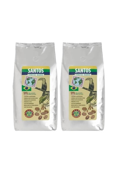 Yöresel Santos Çekirdek Filtre Kahve 2x1000gr