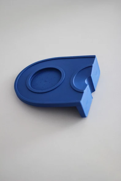 Tampıngmat Tamper Matı Oval M02 Mavi - 4