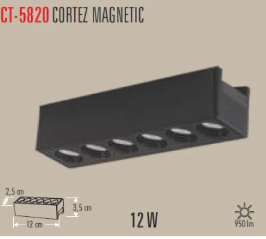CATA CT 5820 12W Cortez Magnetıc Spot 3200K Gün Işığı - 2