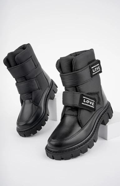 Muggo SMARTY Garantili İçi Polar Termo Kaymaz Taban Cırtlı Çocuk Bot - 2