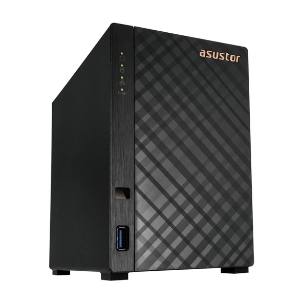 Asustor AS1102TL Nas Kayıt Cihazı (1GB Ram) (2 Disk Yuvalı) Tower Tipi (2x22TB Disk Desteği) - Resim 3