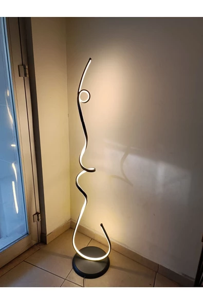 Dimli / Home / 135 cm / Lambader / Antrasit Gövde / 3 Renk Işık