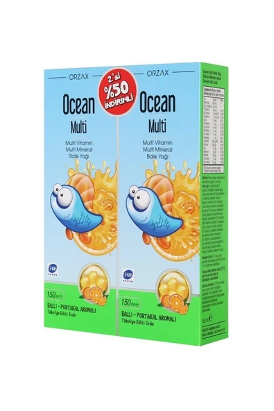 Ocean Multi Şurup 150 ml - İkincisi %50 İndirimli