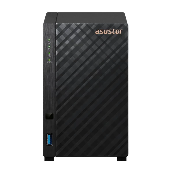 ASUSTOR AS1102TL 2 Yuvalı(2X22TB Desteği) 1GB DDR4