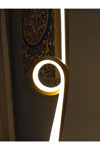 Gold / Home / 120 cm / Lambader / Alüminyum Gövde / 3 Renk Işık / 3 Yıl Garanti - 8