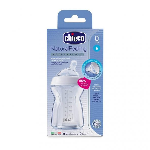 Chicco Natural Feeling Cam Biberon 0 Ay+ 250 ml - 2
