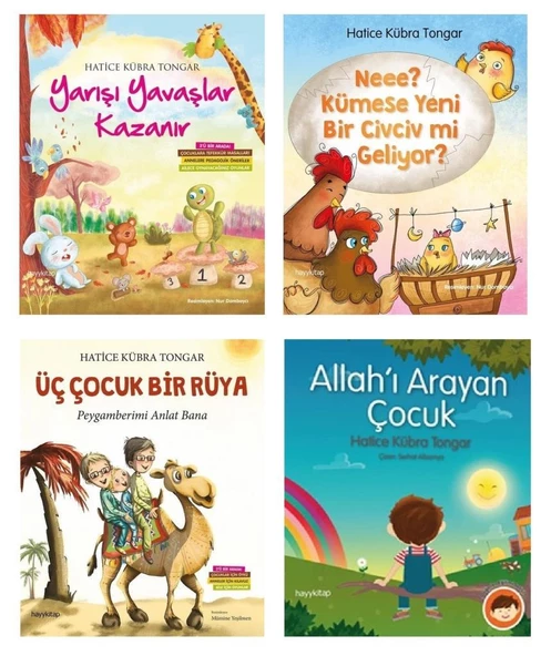 Hatice Kübra Tongar Çocuk Kitapları 4 lü Set