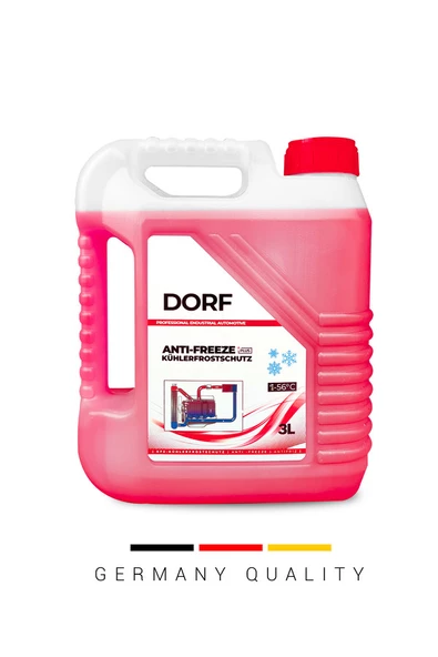 Dorf Organik Antifriz Kırmızı -56 C 3 Litre