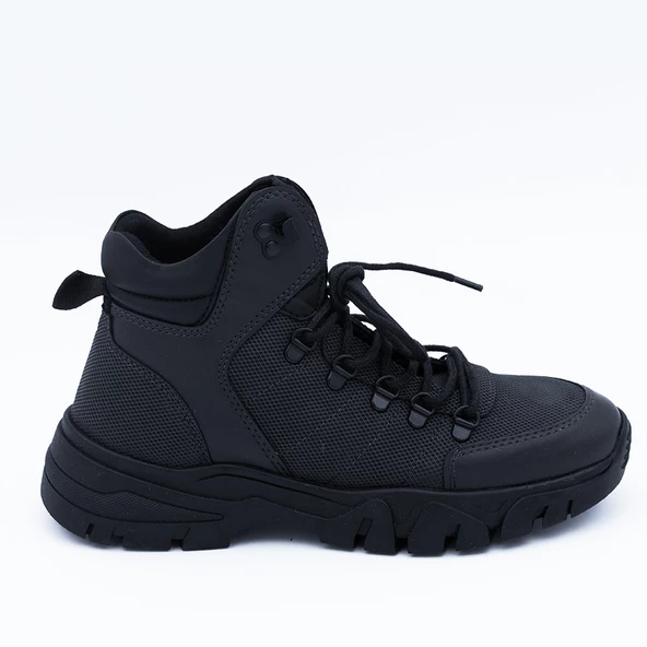 +8 cm Boy Uzatan Gizli Topuklu Bağcık Detaylı Outdoor Görünümlü Erkek Bot - 5