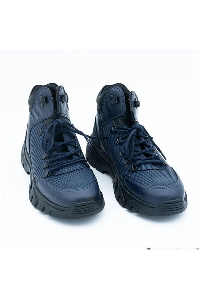+8 cm Boy Uzatan Gizli Topuklu Bağcık Detaylı Outdoor Görünümlü Erkek Bot - 2