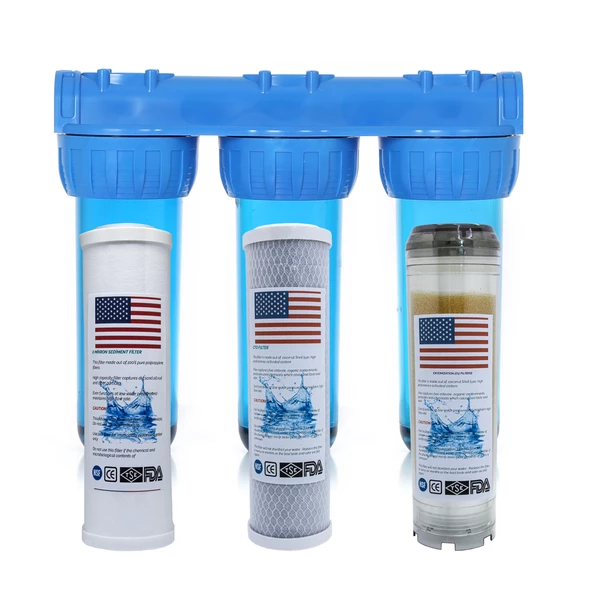 Amerikan Malı Daire Ve Bina Girişi 3 Aşamalı Su Yumuşatma Cihazı (Spun - Blok - Reçine) ürün görseli