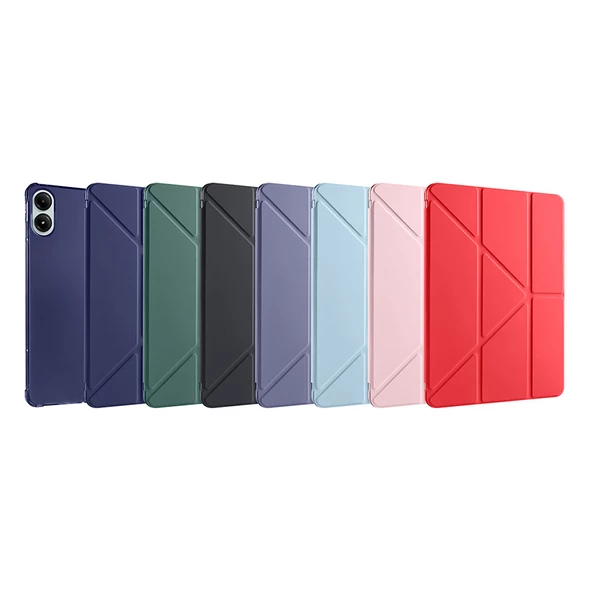 Xiaomi Redmi Pad Pro / Poco Pad 12.1inç Kılıf Kalem Bölmeli Trifolding Case (Düz Redmi Pad Değildir) - 11