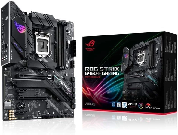 Asus ROG STRIX B460-F GAMING Intel LGA1200 DDR4 ATX Anakart - Teşhir