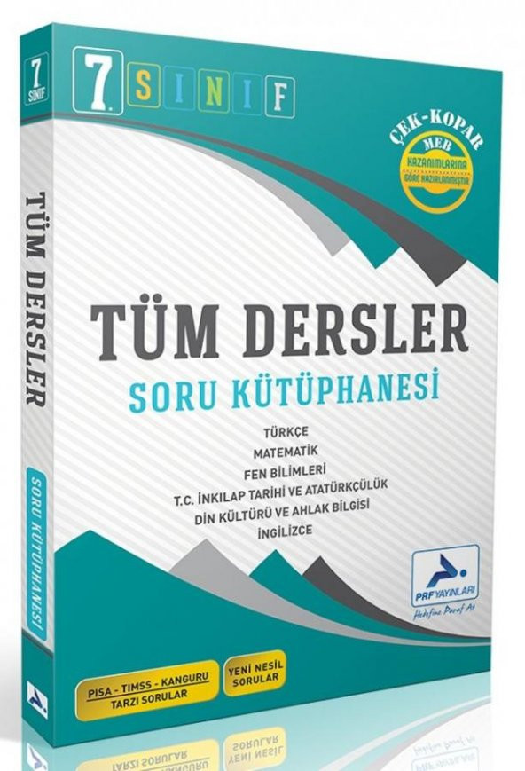 PRF Yayınları 7. Sınıf Tüm Dersler Soru Kütüphanesi - 1
