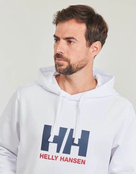 Helly Hansen HH Logo 2.0 Kapişonlu Erkek Sweatshirt HHA.30394.001 - Resim 4