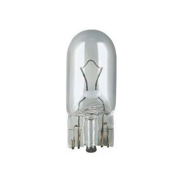 12V 5W T10 Dipsiz Ampul 12V 5W (2 Adet) - 2