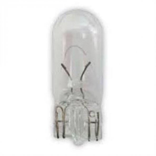 12V 5W T10 Dipsiz Ampul 12V 5W (2 Adet) - 3