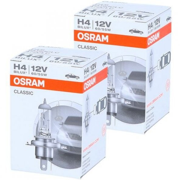 Far Ampulü H4 Osram (1 Adet ) 12V  60/55W  43T      64193CLC - 2