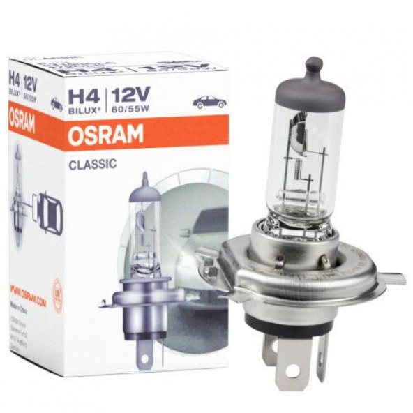 Far Ampulü H4 Osram (1 Adet ) 12V  60/55W  43T      64193CLC - 5