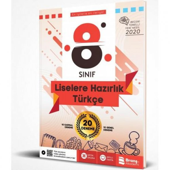 8. Sınıf Türkçe 20 Deneme Branş Akademi Yayınları