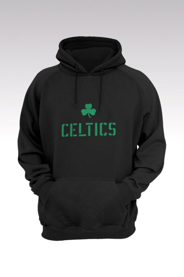 Boston Celtics 27 Siyah Kapşonlu Sweatshirt - Hoodie