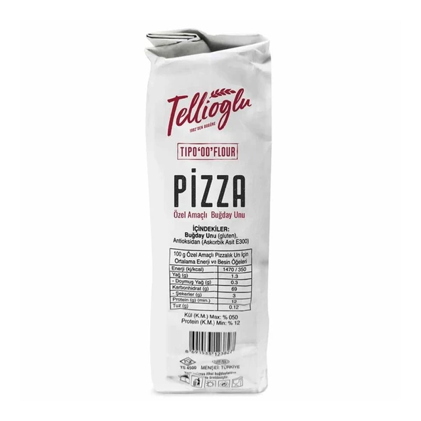 Tellioğlu Pizza Unu Özel Amaçlı Buğday Unu 1000 g e - 2