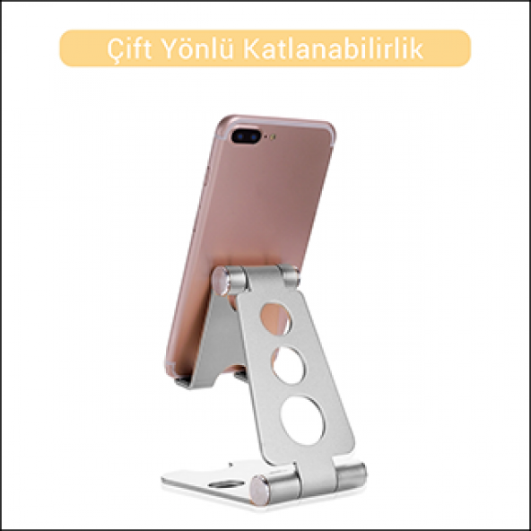MÜHLEN GL059 Katlanabilir, Taşınabilir ve Evrensel Telefon/Tablet Standı - 7