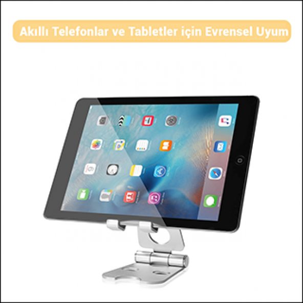 MÜHLEN GL059 Katlanabilir, Taşınabilir ve Evrensel Telefon/Tablet Standı - 8