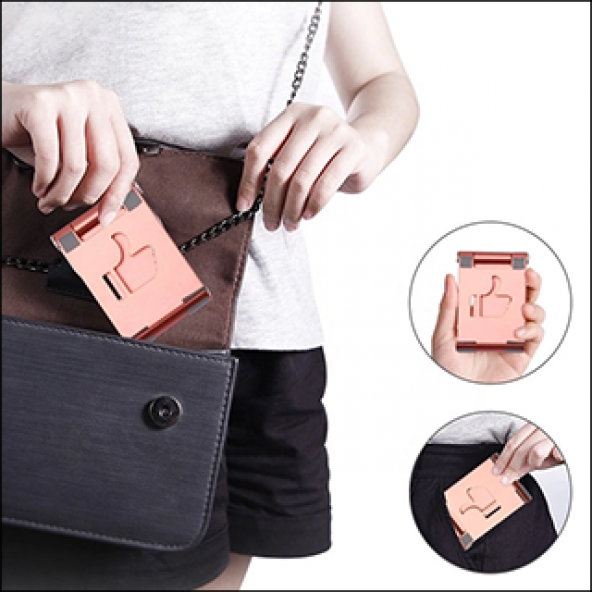 MÜHLEN GL088 - Rose Gold Katlanabilir, Taşınabilir ve Evrensel Telefon/Tablet Standı - 2