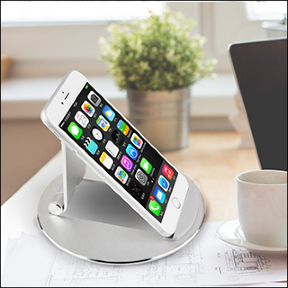 MÜHLEN GL0141 Ayarlanabilir Alüminyum Cep Telefonu ve Tablet Standı - 5