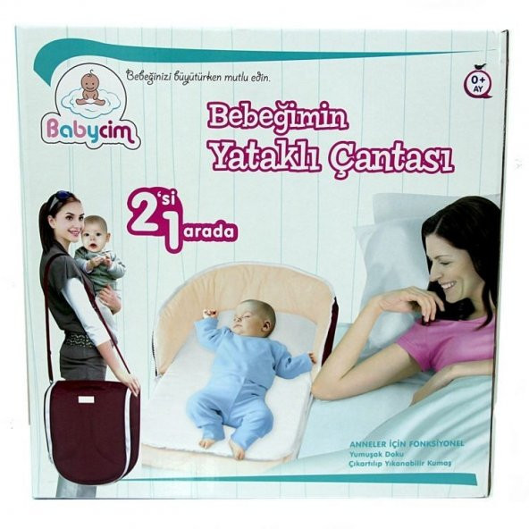 Babycim 2in1  Bebeğimin Yataklı Çantası - 4