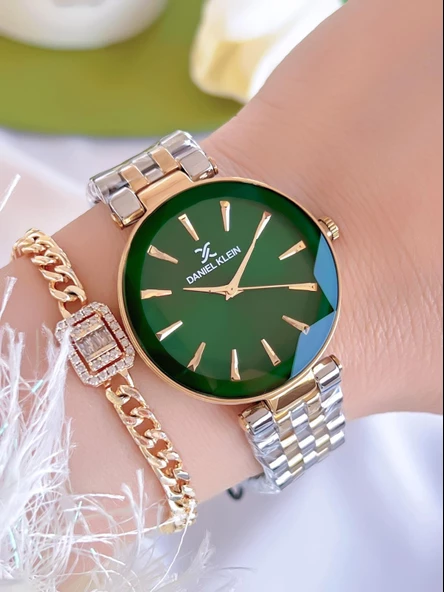 Daniel Klein Çelik Kordon 2 Yıl Garantili 30 Mt Suya Dayanıklı Kadın Kol Saati+ Bileklik BDK.10629.4 ürün görseli