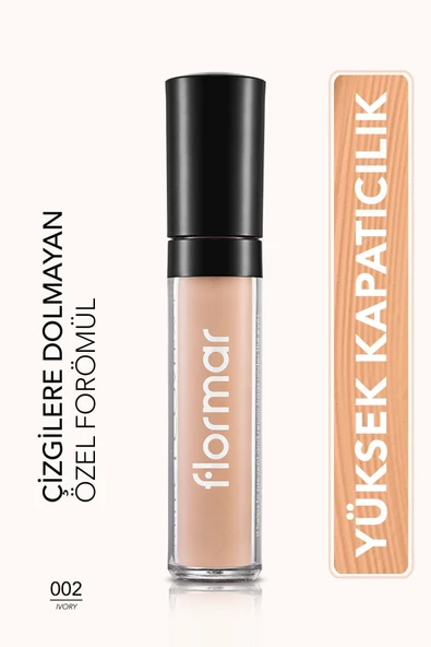 Koyu Halka  Önlemeye Yardımcı Kapatıcı-perfect Coverage Liquid Concealer-002 Ivory-8690604044894