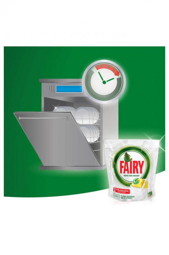 Fairy Hepsi Bir Arada Bulaşık Makinesi Kapsülü 100 Tablet - Resim 2
