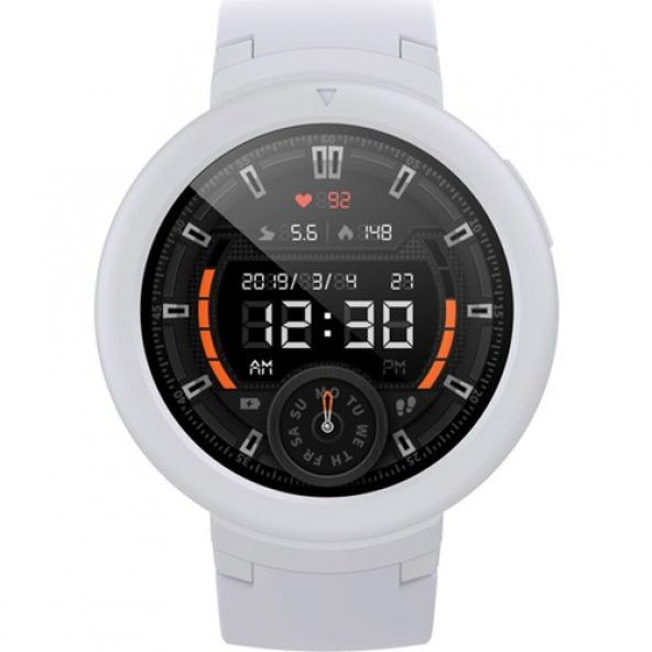 Amazfit Verge Lite Bluetooth Nabız GPS Akıllı Saat - Global Versiyon - Beyaz - Distribütör Garantili