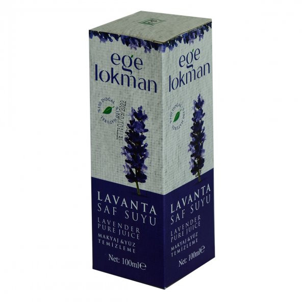 Ege Lokman Doğal Lavanta Saf Suyu Makyaj ve Yüz Temizleme 100 ML Spreyli Cam Şişe - 3