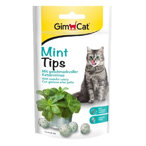 GİMCAT KEDİ ÖDÜL TABLETİ MINTTIPS 40GR