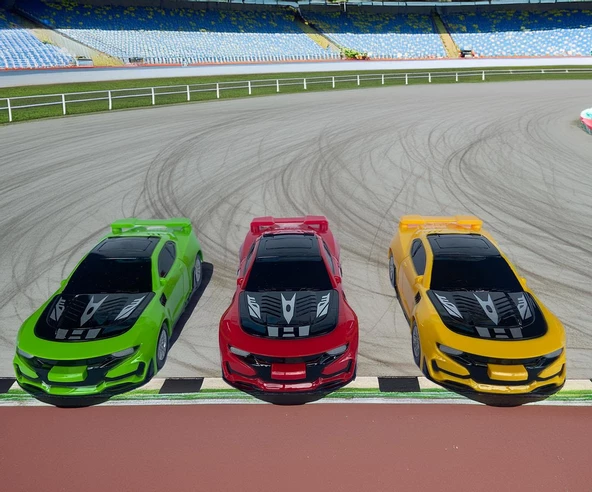 Işıklı Sesli Müzikli Çek Bırak Robota Dönüşen Araba - 11